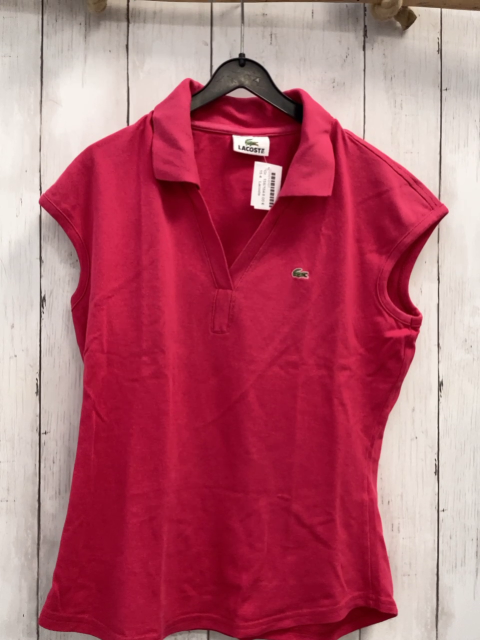 Lacoste  T-Shirt  Gr. 158/164  pink Polokragen 