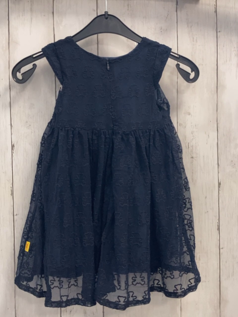 Steiff Kleid Gr. 98  blau Tüllüberkleid Bären