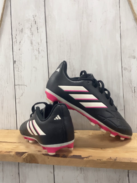 Adidas  Fußballschuhe  Gr. 29  schwraz weiß pink Streifen 