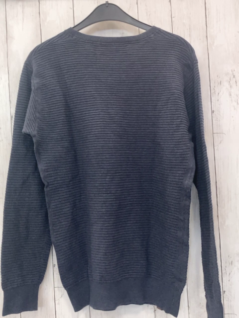 Naketano  Pullover  grau Rippen 