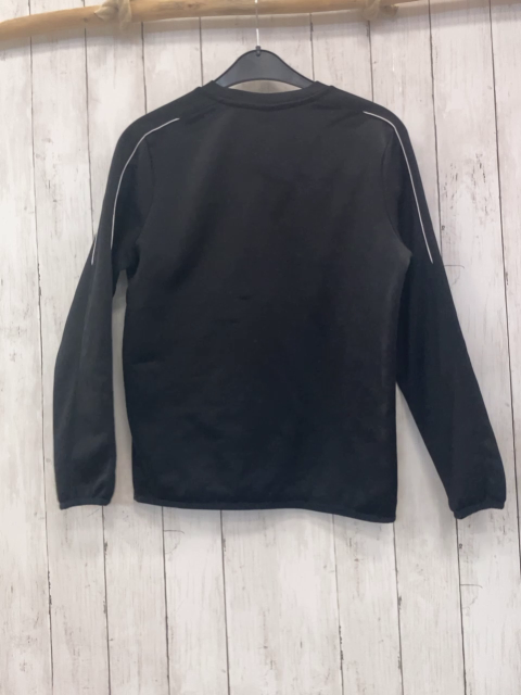 Jako  Sportshirt  Gr. 164  schwarz weißer Bund + weiße Schrift 