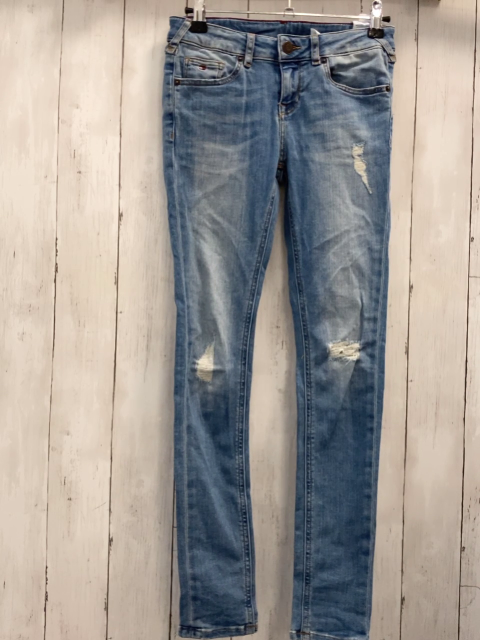 Tommy Hilfger  Hose  Gr. 152  blau Jeans Bund verstellbar 