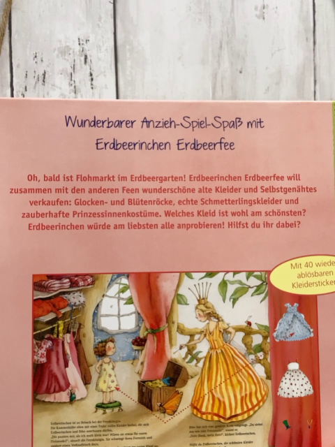   Pappbuch Erdbeerinchen Erdbeerfee Mein zauberhaftes Anzieh-Spiel-Buch