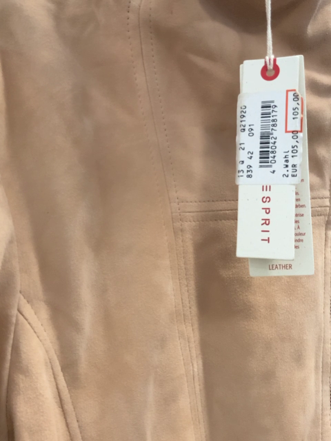 neu Esprit  Jacke  Gr. 42  heller lachston NP 105 € (kleiner Fleck, kaum sichtbar)