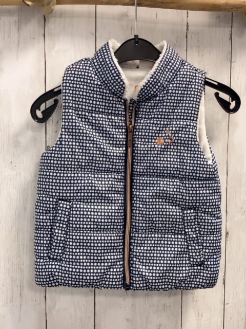   Weste  Gr. 92  blau weiße Sterne bonrze Reißverschluss 