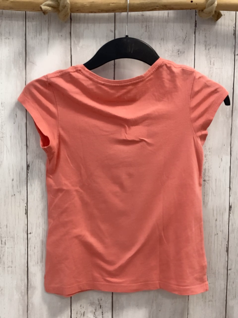   T-Shirt  Gr. 134/140  lachs Zebrakopf mit silber + schwarzen Pailetten 