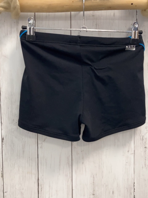 Decathlon  Badehose  Gr. 140  schwarz hellblaue Schrift 