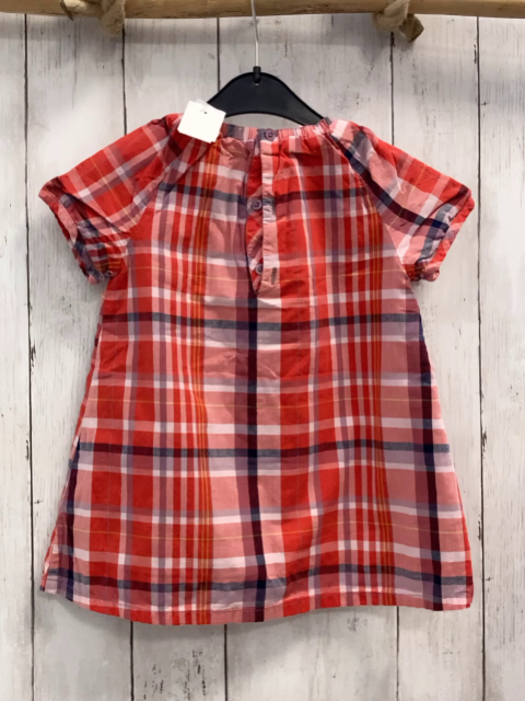 Tom Tailor  Kleid  Gr. 86  rot grau weiß gelb kariert 