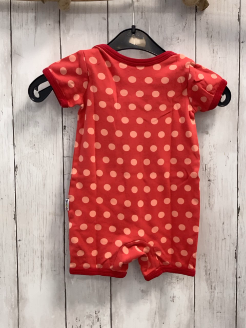 Jako-o  Playsuit  Gr. 80  rot apricot Punkte 