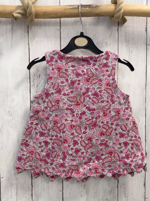 Picaflor  Kleid  Gr. 68  hellgrau pink rosa Blumen 