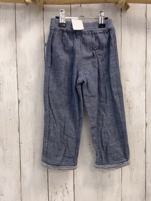   Hose  Gr. 92  blau hellgrau meliert Gummizugbund mit Kordel