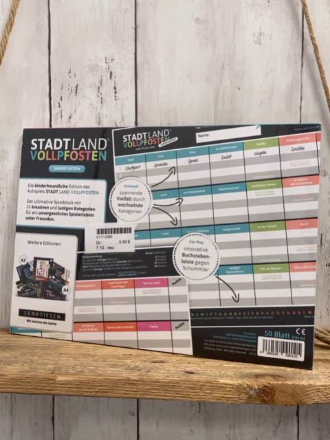 neu Kreativblock  Stadt Land Vollpfosten 