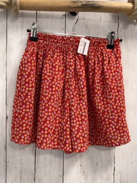 Zara  Rock Gr. 134  rot bunte Blumen 