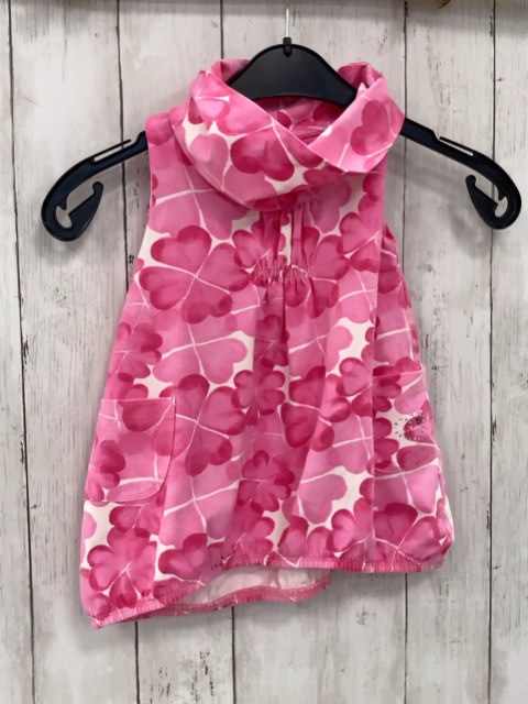 S´ Oliver  Longshirt  Gr. 104  weiß pink Herzblumen 