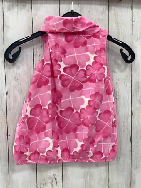 S´ Oliver  Longshirt  Gr. 104  weiß pink Herzblumen 