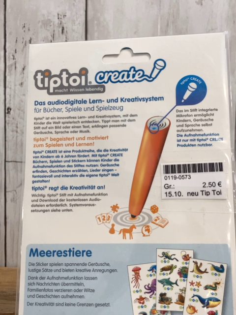neu Tip Toi   Kreativspielzeug  Create Meerestiere 