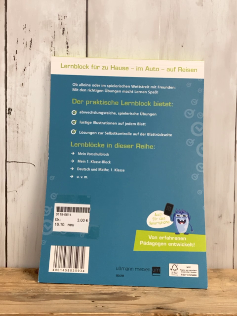 neu  Kreativblock Mein kunterbunter Lernblock Formen, Farben, Zahlen, Wörter 