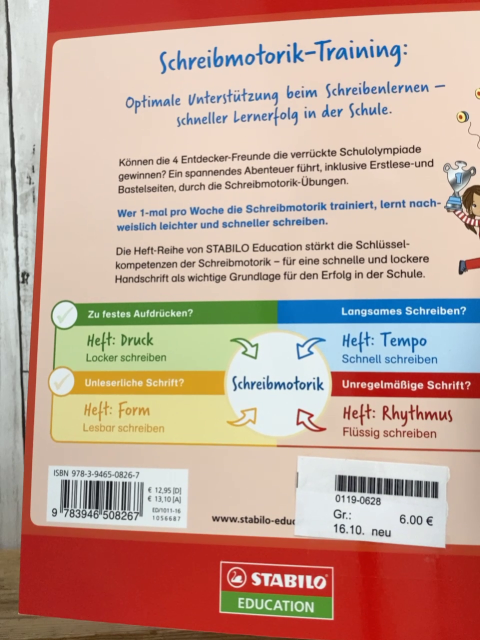 neu Kreativheft  Leichter schreiben lernen Die verrückte Schulolympiade 