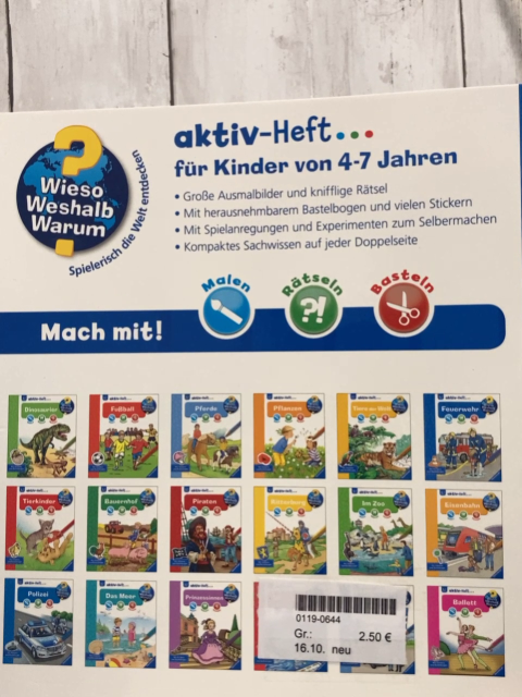 neu Kreativheft  WWW? Feuerwehr 