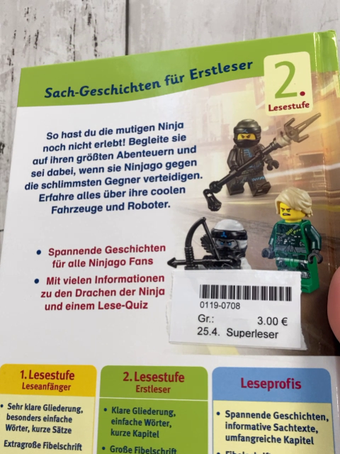 Superleser  Buch Die größten Ninja-Abenteuer 