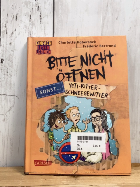   Buch Bitte nicht öffnn Yeti-Ritter-Schneegewitter 