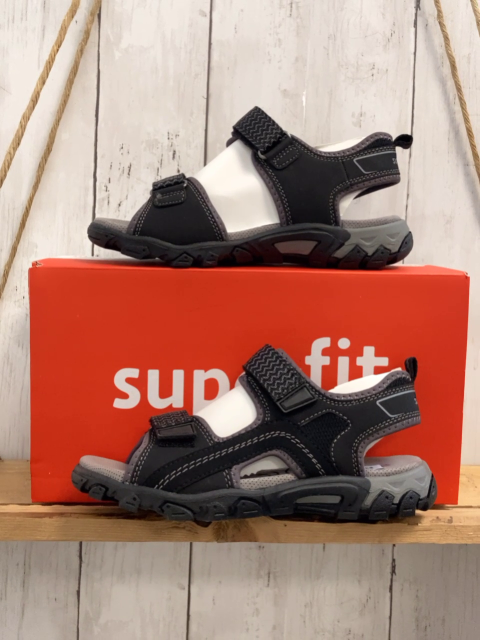 neu Superfit  Sandalen  Gr. 35  schwarz grau 