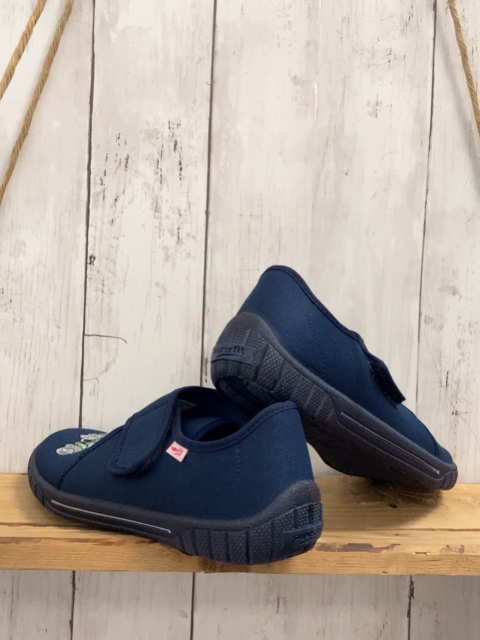 neu Superfit  Hausschuhe Gr. 35  blau Traktor 