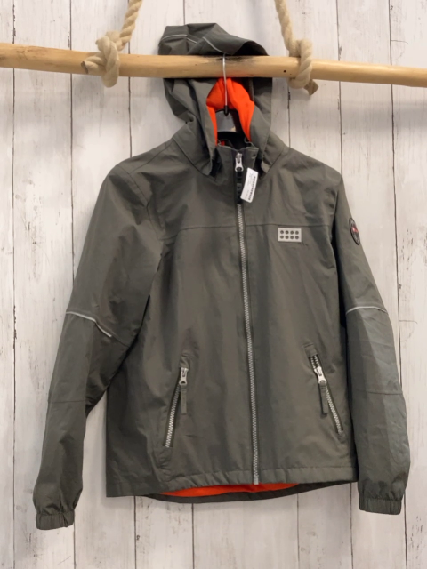 Lego  Jacke  Gr. 134  kiwi orange Futter 