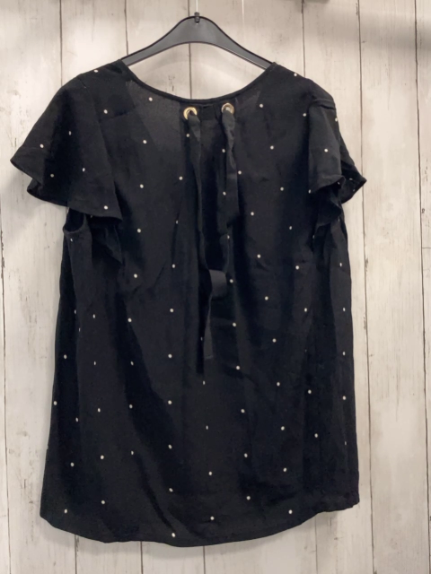 Promod  Sommerbluse Gr. M   achwarz weiße Punkte 