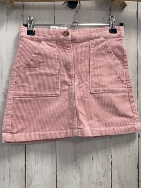 H&M  Rock Gr. 134  rosa Kord Bund verstellbar 
