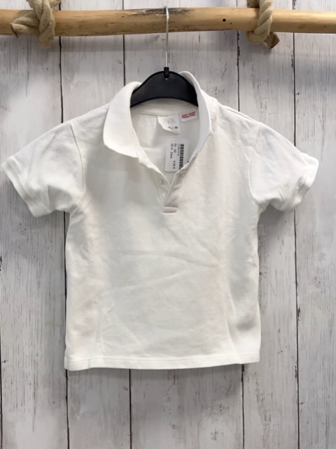 Zara  T-Shirt  Gr. 92  weiß Polokragen