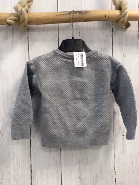 H&M  Strickjacke  Gr. 80  grau Wabenmuster 
