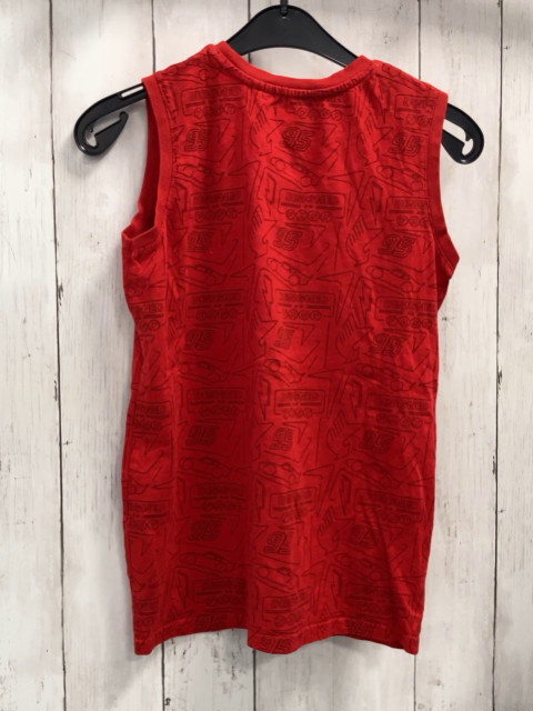   T-Shirt  Gr. 140  rot Pailettenbild Cars grauer Druck 