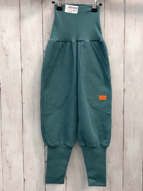 Livi  Hose  Gr. 104  petrol Struktur 