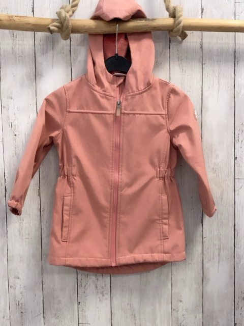   Softshelljacke  Gr. 104  altrosa Kapuze Plüschfutter