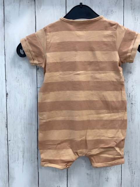 Next  Playsuit  Gr. 74  hellblraun braune Streifen 