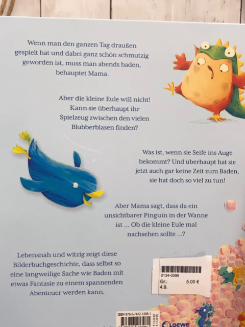  Buch Badezeit für die kleine Eule 