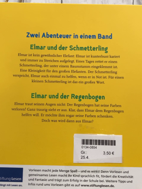   Buch Geschichten von Elmar 