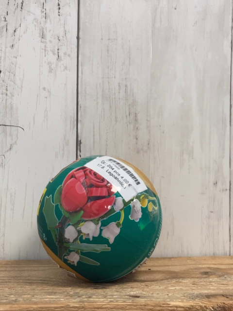 Plastikspielzeug 204 pcs  Blume aus Klemmbausteinen in grün goldener Kugel