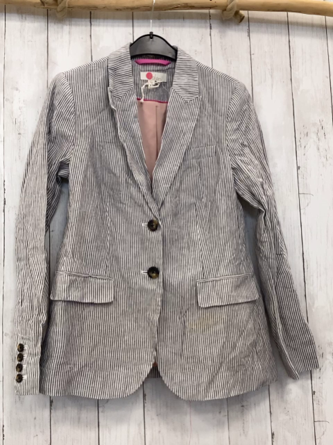 Boden  Blazer  Gr. 38  grau weiße Streifen 