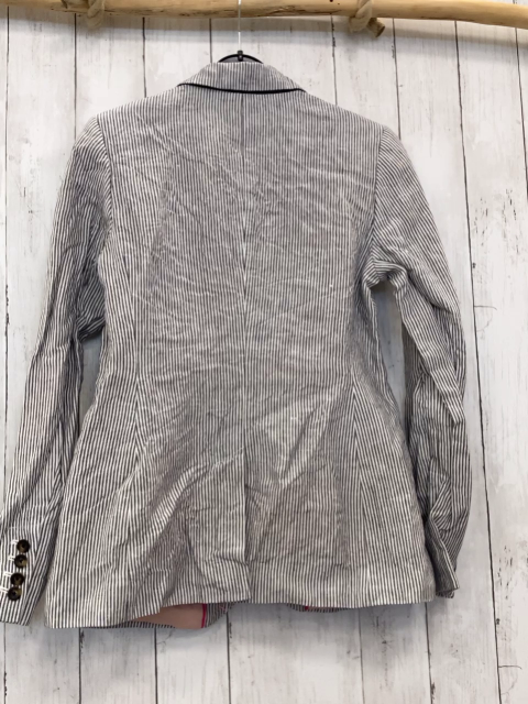 Boden  Blazer  Gr. 38  grau weiße Streifen 
