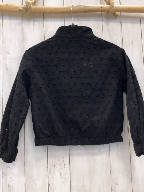 Zara  Jacke  Gr. 128  schwarz Lochstickerei 