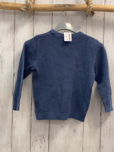 H&M  Pullover  Gr. 110  hellblau Struktur Strick 