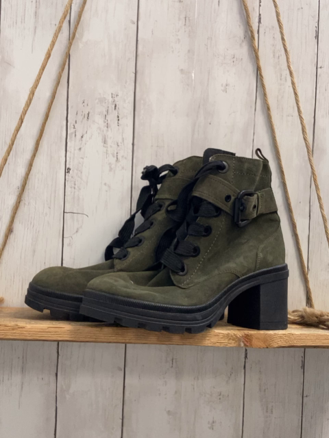 Caprice Stiefelette Gr. 39  oliv schwarz
