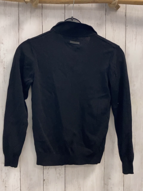 Nik & Nik Pullover Gr. 128  schwarz Strick Kragen