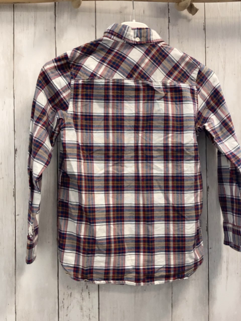 H&M  Hemd  Gr. 128  blau ocker rot weiß kariert 