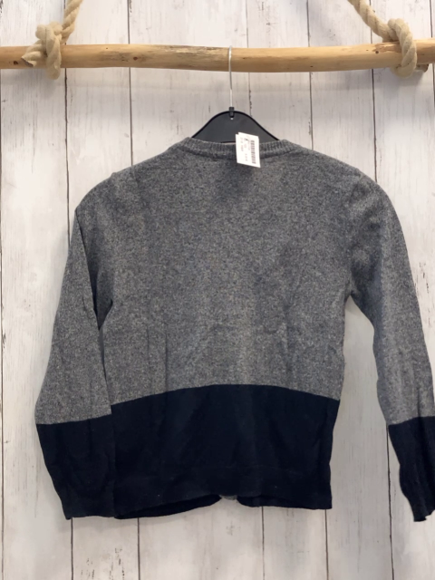 H&M  Strickjacke  Gr. 122  grau schwarz 