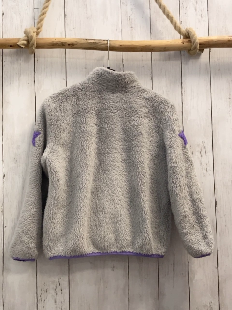 McKinley  Plüschjacke  Gr. 122  grau flieder Bund + Stern 