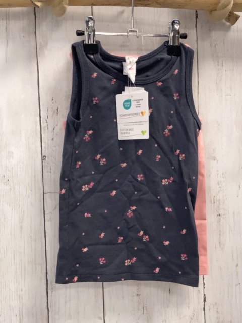 neu 2 P U-Hemden Gr. 86  grau Blumen + rosa NP 7,99 € red auf 6,99 € 