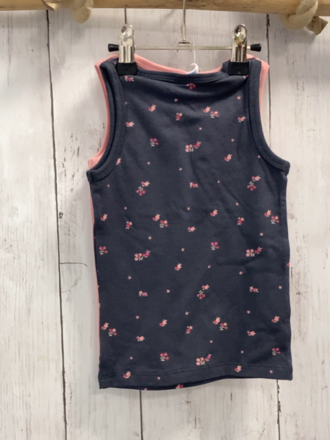 neu 2 P U-Hemden Gr. 86  grau Blumen + rosa NP 7,99 € red auf 6,99 € 